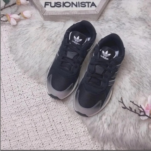 NWT 🍭Adidas Tresc Run Black Ombre 6Y/7.5W - Picture 4 of 7